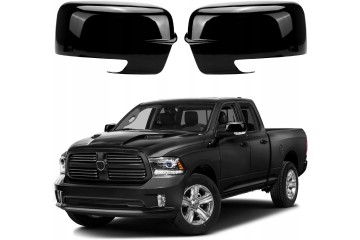 Mirror housings DODGE RAM 1500 2013 2018 BLACK GLOSS