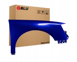 BLU Mudguard VW PASSAT B6 LC5E right blue 05 10 front galvanized CobaltBlau