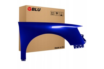 BLU Mudguard VW PASSAT B6 LC5E right blue 05 10 front galvanized CobaltBlau