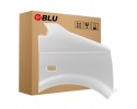 BLU Mudguard VW T5 TRANSPORTER MULTIVAN LB9A right white 03 15 front