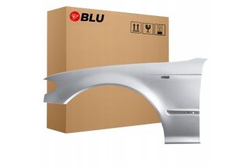 BLU Mudguard BMW 3 E46 354 left silver 01 05 front sedan station wagon FL galvanized