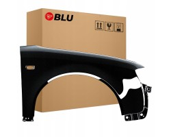 BLU Mudguard AUDI A4 B6 LZ9W right black 00 04 front galvanized
