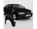 BLU Mudguard AUDI A4 B6 LZ9W right black 00 04 front galvanized Packaging status original