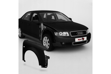 BLU Mudguard AUDI A4 B6 LZ9W right black 00 04 front galvanized Packaging status original