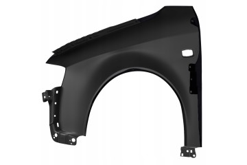 BLU Mudguard AUDI A4 B6 LZ9W right black 00 04 front galvanized Installation side front right