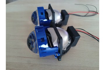 2X 3 BI LED 6000K LENSES LASER mega POWERFUL PROJECTORS FOR CAR Installation side left right