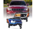 Headlights Lamp L R Full Led Tuning Jeep Grand Cherokee WK2 Lift 2013 2022