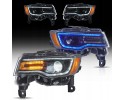 Headlights Lamp L R Full Led Tuning Jeep Grand Cherokee WK2 Lift 2013 2022 Catalog number of the part YAA DQ 0508 2B32C 3