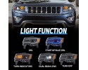 Headlights Lamp L R Full Led Tuning Jeep Grand Cherokee WK2 Lift 2013 2022 Product weight with unit packaging 15 kg