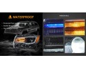 Headlights Lamp L R Full Led Tuning Jeep Grand Cherokee WK2 Lift 2013 2022 Height adjustment manual