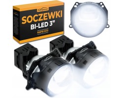 Lenses projectors Bi LED 3 Rapid Eco Regeneration Headlights 2pcs