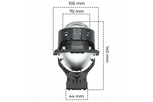 Lenses projectors Bi LED 3 Rapid Eco Regeneration Headlights 2pcs Installation side left right