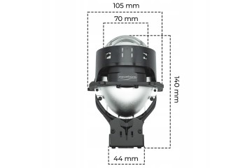 Lenses projectors Bi LED 3 Rapid Eco Regeneration Headlights 2pcs Installation side left right
