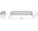 OSRAM LIGHTBAR MX250 CB LONG RANGE HALOGEN LED LAMP Product weight with unit packaging 10 kg