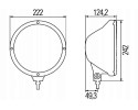 HALOGEN LONG RANGE REFLECTOR HELLA RALLYE 3003 BLUE CHROME FRAME Part manufacturer Hella