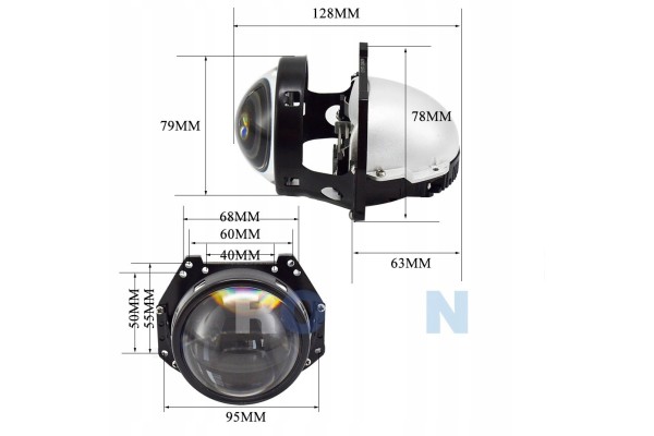 BI LED 3 0 RONAN v2 projector lenses Catalog number of the part 029D19T