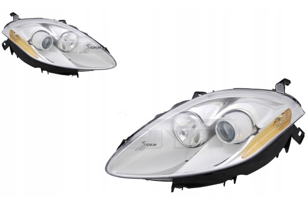 FIAT BRAVO 2007 2010 CHROME NEW LAMPS SET L P