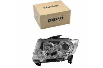 HEADLAMP LEFT JEEP COMPASS 2006 NEW EUROPE Quality of parts according to GVO Q original with factory logo OEM OES