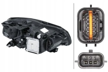 HEADLAMP LAMP 1EX 013 930 911 HELLA Packaging status original