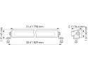 Long range headlamp Hella 1FJ358176311 Light source LED