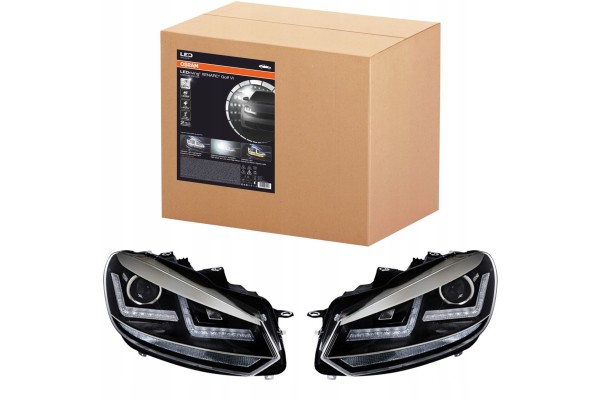 Osram LED lamps HL 102 BK Volkswagen Golf VI Chrome