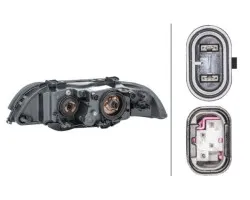 Faro delantero Hella 1EJ 007 400-061 para BMW Serie 5 E39