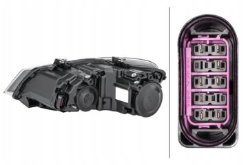 HEADLAMP LAMP RIGHT WITH MOTOR FOR ADJUSTMENT Packaging status original