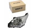 Headlamp lamp depo Depo 212 11P2L LD EM Height adjustment electric