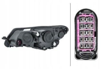 HEADLAMP LAMP RIGHT WITH MOTOR FOR ADJUSTMENT Packaging status original