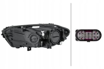 HEADLAMP LAMP 1EG 015 091 021 HELLA Packaging status original