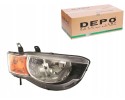 Headlight RIGHT LAMP MITSUBISHI COLT Z30 08 DEPO Installation side right