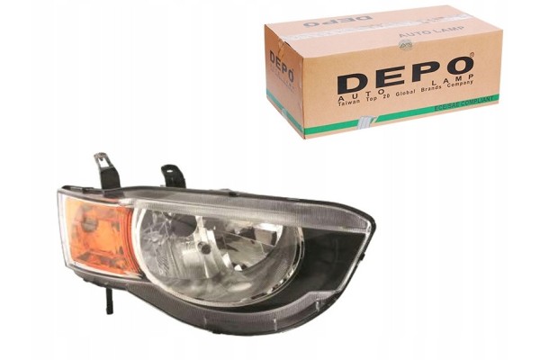 Headlight RIGHT LAMP MITSUBISHI COLT Z30 08 DEPO Installation side right