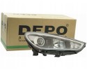 LAMP HYUNDAI I30 16 RIGHT HEADLIGHT Quality of parts according to GVO Q original with factory logo OEM OES