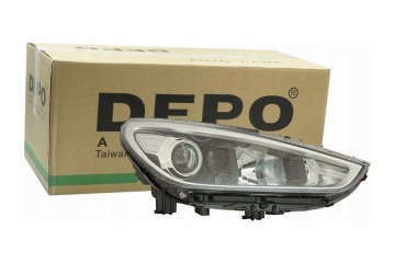 LAMP HYUNDAI I30 16 RIGHT HEADLIGHT Quality of parts according to GVO Q original with factory logo OEM OES