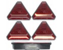 SET OF WIRELESS LED REAR LAMPS FOR MAGNET 12 24V 6 FUNKJI Installation side rear