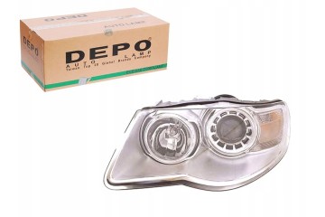 Vw Touareg 2007 10 Headlight Left Depo Additional information adjustment motors included