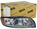 RIGHT HEADLIGHT VOLVO S40 V50 2007 2012 Part manufacturer TYC