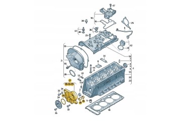 VW new camshaft support OE 06H103144K Product weight with unit packaging 2 kg