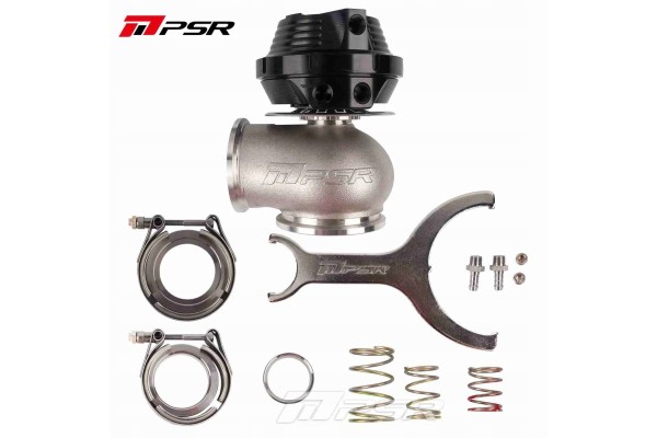 Pulsar PSR New Generation Wastegate 45mm V Band External Wastegate Black