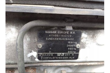 Motor Nissan QG15DE 1.5 16V para Nissan Almera N16 2002-2010