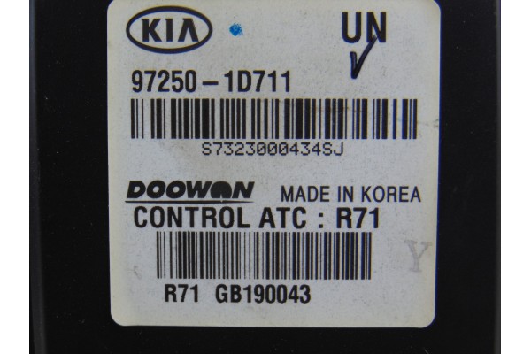 97250-1D711 MANDO CLIMATIZADOR KIA CARENS (UN) Active 2009 97250-1D711 202720 KIA - 2