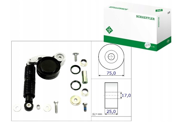 INA Schaeffler 533 0118 10 Repair kit tensioner arm VAG 2 5TDI