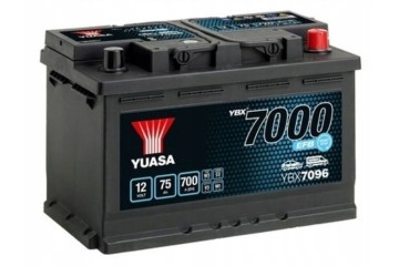 Battery Yuasa YBX 7096 EFB 12V 75Ah 700A P