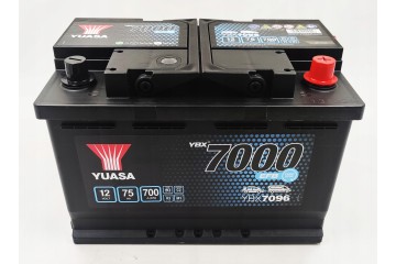 Battery Yuasa YBX 7096 EFB 12V 75Ah 700A P Model ybx7096