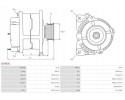 ALTERNATOR A3493S AS PL Car type passenger cars