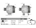 DENSO DAN1126 alternator Car type passenger cars