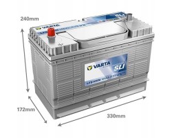 Camper Battery 105Ah 12V Varta 100ah UPS Photovoltaics