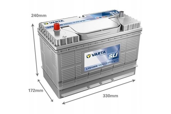 Camper Battery 105Ah 12V Varta 100ah UPS Photovoltaics