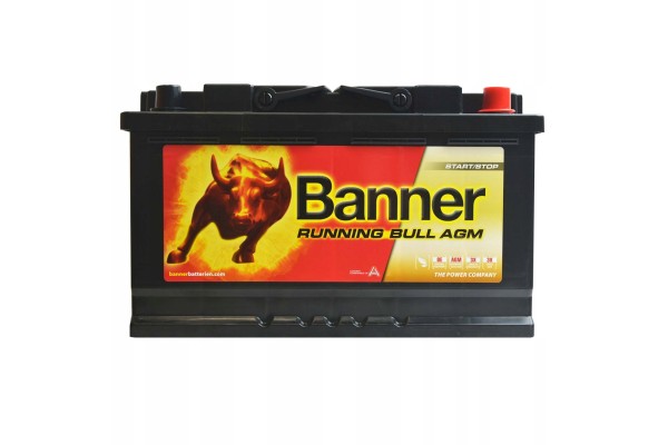 BANNER RUNNING BULL AGM 58001 12V 80Ah 800A 58 001 START STOP