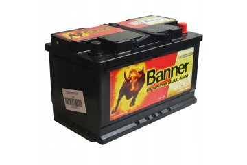 BANNER RUNNING BULL AGM 58001 12V 80Ah 800A 58 001 START STOP Catalog number of the part AGM 580 01